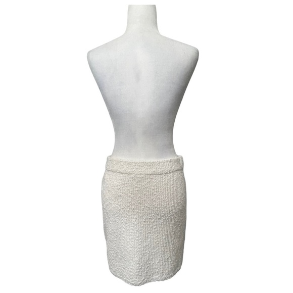 MNG by Mango Off White Light Wash Pull On Mini Skirt - Size Medium - Picture 5 of 11